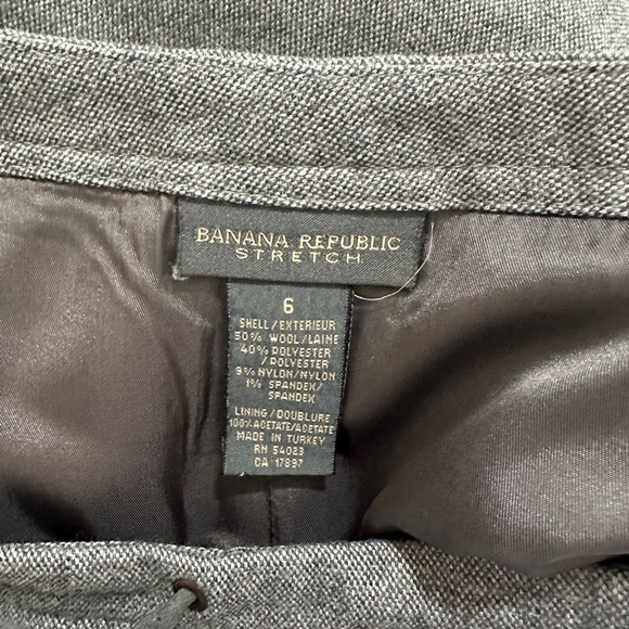 Vintage Banana Republic Elegant Gray Women's Skirt - Picture 3 of 3